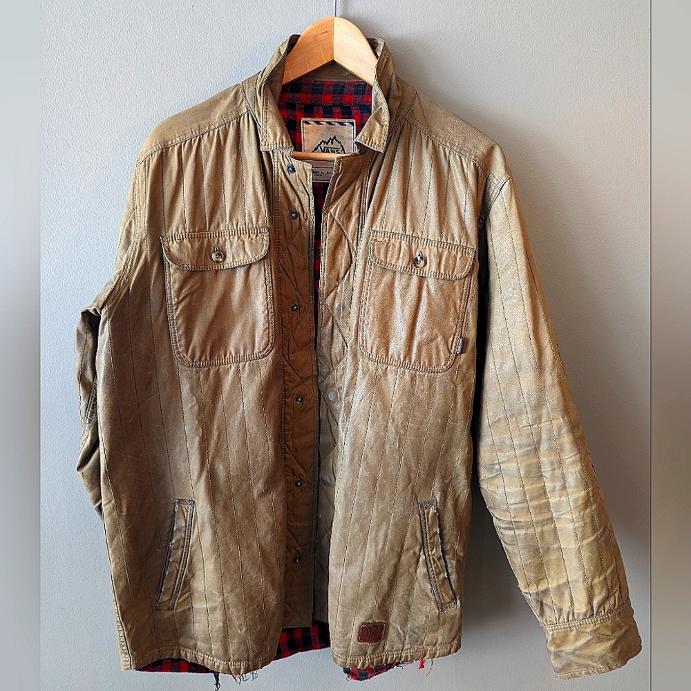 Vans Mountain Edition waxed cotton shirt jacket